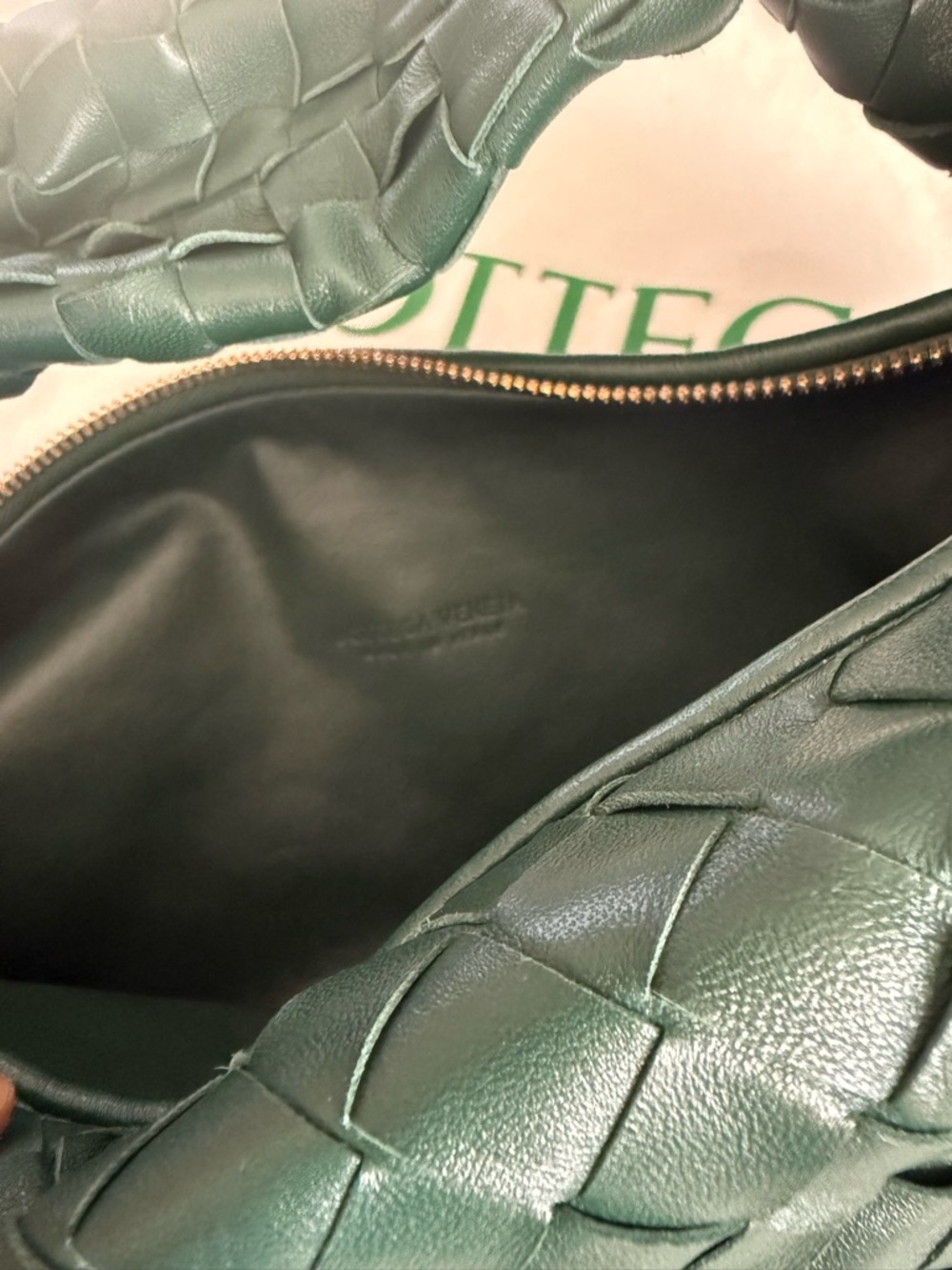 Bottega Veneta Raintree Green Teen Jodie - Picture 9 of 11